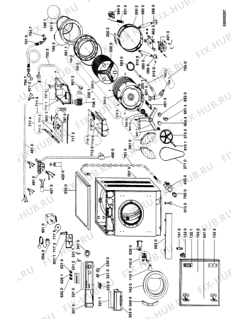 Схема №1 AWG 343 с изображением Магнитик для стиралки Whirlpool 481928128267
