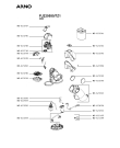 Схема №1 PJ220555/7Z1 с изображением Корпусная деталь для кофеварки (кофемашины) Krups MS-623262