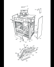 Схема №5 SEK 8542 с изображением Вноска для духового шкафа DELONGHI 04002001