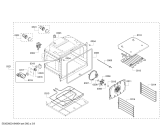 Схема №8 HBN5620UC с изображением Панель управления для плиты (духовки) Bosch 00479358
