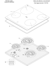 Схема №1 KBH6014BI1 (F031259) с изображением Всякое для плиты (духовки) Indesit C00140530