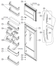 Схема №4 NRF71433XC (248742, GN465MCEX.CAR.S) с изображением Дверца для холодильника Gorenje 387930