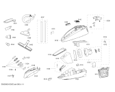 Схема №1 VS7PT2222 с изображением Корпус для пылесоса Bosch 00674558