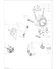 Схема №2 WAK 7400 с изображением Запчасть для стиралки Whirlpool 481011082977