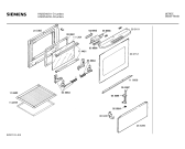 Схема №5 HN23540 с изображением Дверь для духового шкафа Siemens 00285099