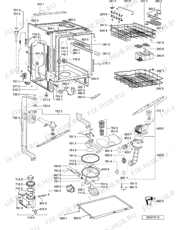 Схема №2 ADG 9416/1 n.prod. с изображением Панель для посудомоечной машины Whirlpool 480140100703