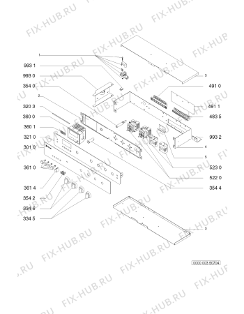 Схема №1 SLE 3480/01 IN с изображением Обшивка для духового шкафа Whirlpool 481945358751