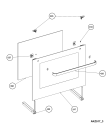 Схема №8 AKW 301 IX с изображением Соединительный элемент для духового шкафа Whirlpool 482000095481