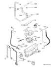 Схема №6 F88700VI1P с изображением Блок управления для посудомойки Aeg 973911437301048