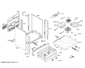 Схема №6 HLN444250V с изображением Стеклокерамика для плиты (духовки) Bosch 00681686