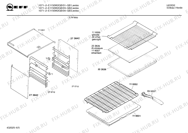 Схема №5 E1150W2GB 1071-2 с изображением Ручка для плиты (духовки) Bosch 00055366