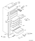 Схема №1 IK2685TR с изображением Лоток (форма) для холодильной камеры Aeg 2247059229