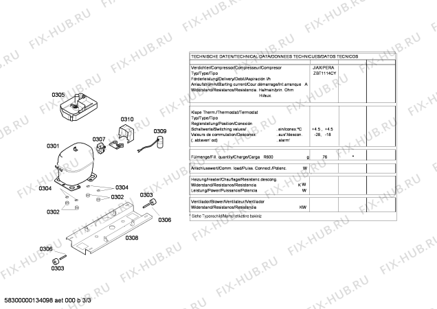 Схема №3 VVC36V00FF с изображением Панель для холодильной камеры Bosch 00678758