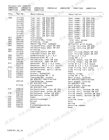 Схема №24 EM837500 с изображением Изоляция для микроволновой печи Bosch 00211438