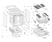 Схема №3 LTF11T123EU (F086061) с изображением Блок управления для посудомоечной машины Indesit C00507928