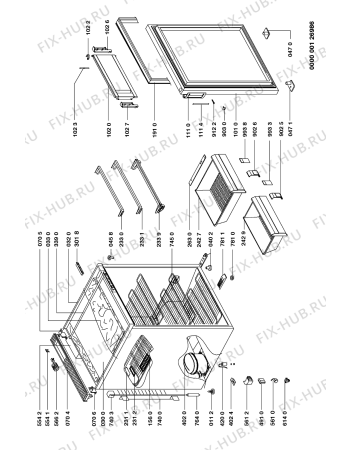 Схема №1 GKC SYMPHONY с изображением Обшивка для холодильной камеры Whirlpool 481246088232