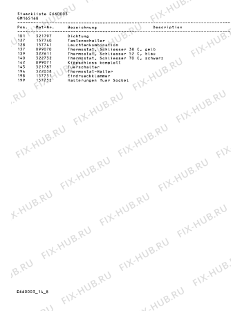 Схема №9 GM165160 с изображением Программатор для посудомойки Bosch 00099068