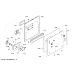 Схема №6 SE5GNA3 с изображением Передняя панель для посудомойки Bosch 00443051