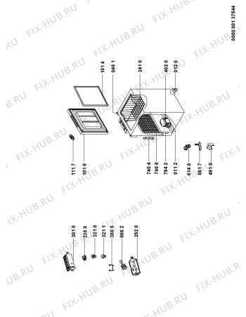 Схема №1 WH1000M1 (F090726) с изображением Инструкция по эксплуатации для холодильной камеры Indesit C00358797