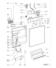 Схема №1 GSF 5000/1 EX WS с изображением Обшивка для посудомоечной машины Whirlpool 481245372668