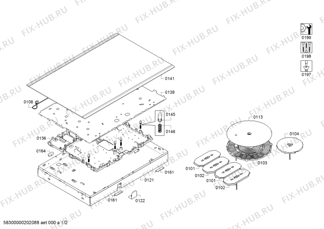 Схема №2 NITP068SUC с изображением NTC сенсор для духового шкафа Bosch 12015965