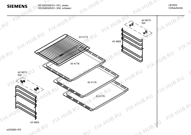 Схема №5 HE534250C с изображением Панель управления для духового шкафа Siemens 00437521