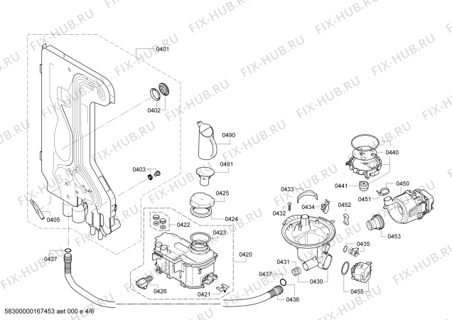 Схема №4 SN58L550DE Extraklasse с изображением Панель управления для посудомоечной машины Siemens 00743511