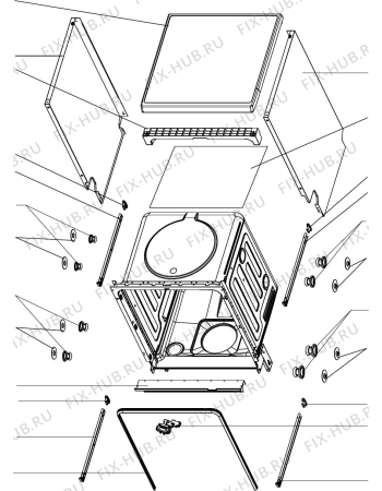 Взрыв-схема посудомоечной машины Delonghi Australia DEDW6015W - Схема узла 3