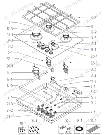 Схема №1 VDP642X1 (390101, TG4_750231F) с изображением Всякое для духового шкафа Gorenje 434475
