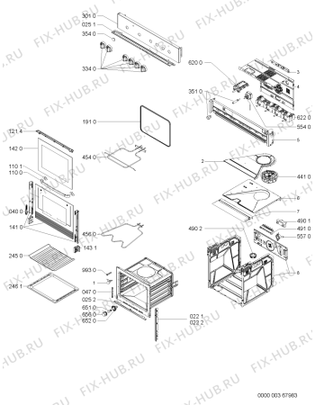 Схема №1 AKS 200/IX с изображением Обшивка для электропечи Whirlpool 481245249911