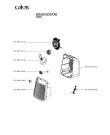 Схема №1 SO2012C0/7X0 с изображением Корпусная деталь для ветродува Calor CS-00124115