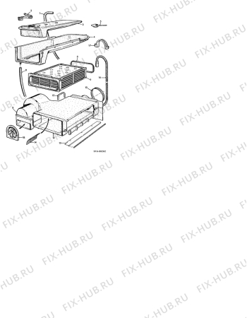 Взрыв-схема стиральной машины Electrolux CMK23RLE - Схема узла Dryer equipment