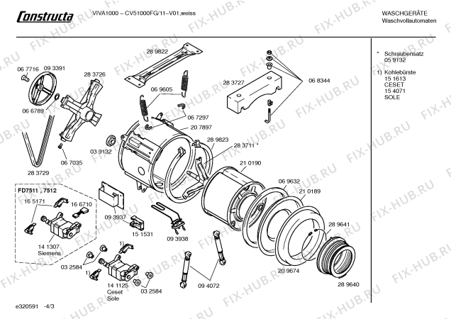 Схема №4 CV51000IL с изображением Панель управления для стиралки Bosch 00290618