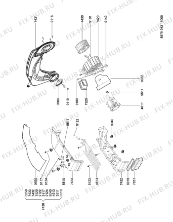 Схема №3 AWZ 512 E UK с изображением Обшивка для стиралки Whirlpool 481246469389