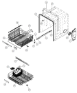 Схема №6 DM54 SE   -White Bi (900001323, DW20.5) с изображением Сенсорная панель для посудомойки Gorenje 342785