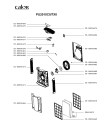 Схема №1 PU2010F0/7X0 с изображением Микромодуль для электроочистителя воздуха Rowenta CS-00096476