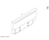 Схема №1 PA36JLBG с изображением Панель для духового шкафа Bosch 00687621