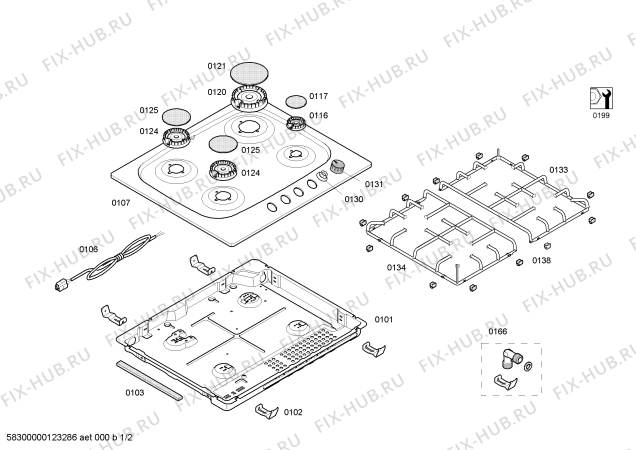 Схема №2 PCD655MBY, ENC.PCD655MBY 4G BO60F M.SWITCH AÑO/06 с изображением Кнопка для духового шкафа Bosch 00608967