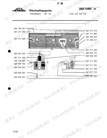 Взрыв-схема посудомоечной машины Aeg STANDBUEGLER LKB 65 - Схема узла Section2