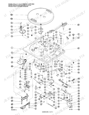 Схема №11 RS4074 с изображением Игла для жк-телевизора Siemens 00714696