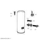 Схема №1 DF1504 с изображением Сопротивление для водонагревателя Siemens 00431184