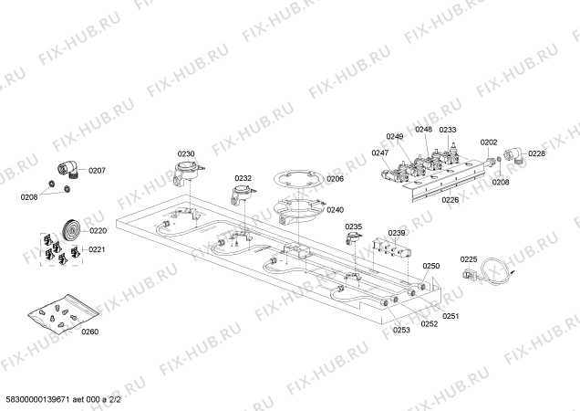 Схема №2 ER59553NL с изображением Переключатель для духового шкафа Siemens 00611359