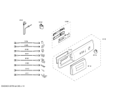Схема №4 4TS660B с изображением Панель управления для стиральной машины Bosch 00449329