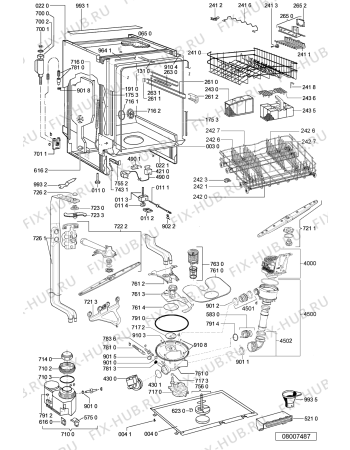 Схема №2 GSIP 60/1 POWER IN с изображением Панель для посудомоечной машины Whirlpool 480140100615