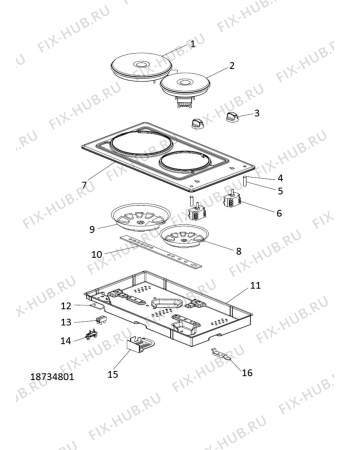 Схема №1 E320SKIX (F078199) с изображением Поверхность для духового шкафа Indesit C00291167