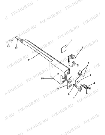 Взрыв-схема холодильника Acec SV230 - Схема узла Freezer electrical equipment