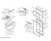 Схема №3 KDN36X43 с изображением Вкладыш в панель для холодильника Bosch 00706337