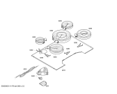 Схема №2 3ET725L с изображением Блок подключения для духового шкафа Bosch 00616707