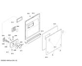 Схема №6 SGIVGE6FF с изображением Передняя панель для посудомойки Bosch 00665980
