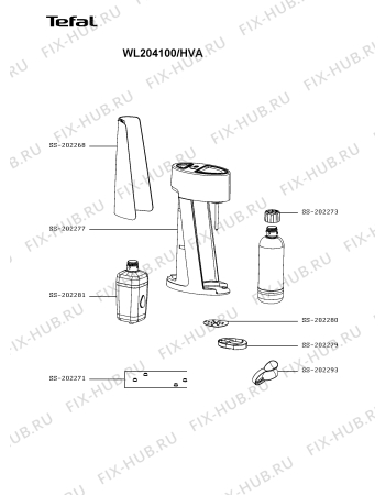 Схема №1 WL204100/HVA с изображением Другое для дозатора напитков Tefal SS-202273